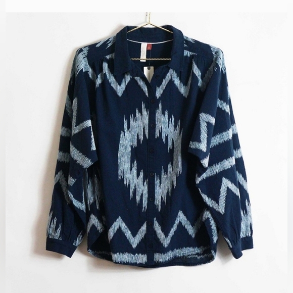 Anthropologie Pilcro The‎ Romy Relaxed Buttondown M - Picture 3 of 7